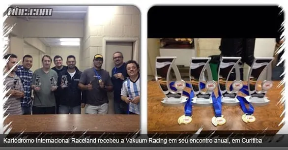 Vakuum Racing comemorou títulos da T2 com encontro em Curitiba