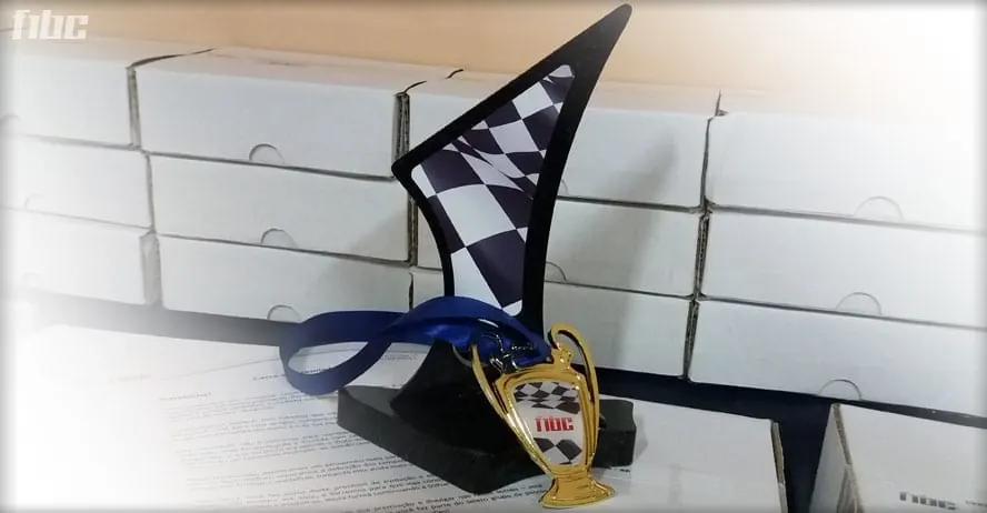F1BC enviou premiações de troféus e medalhas aos campeões