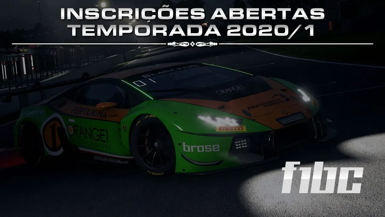F1BC abre inscrições para a temporada 2020/1 em seus 14 campeonatos
