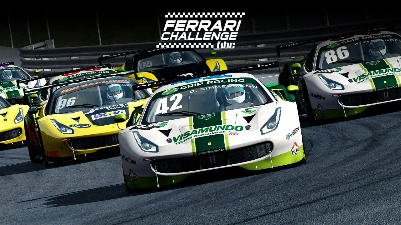 Ferrari Challenge: Corrida sem sustos e vitória de Charles Zimmermann (Grip) em Spielberg
