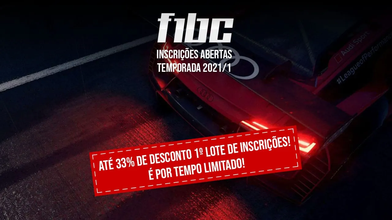 F1BC abre inscrições 2021/1 com opção de Pix e descontos de até 33% por tempo limitado