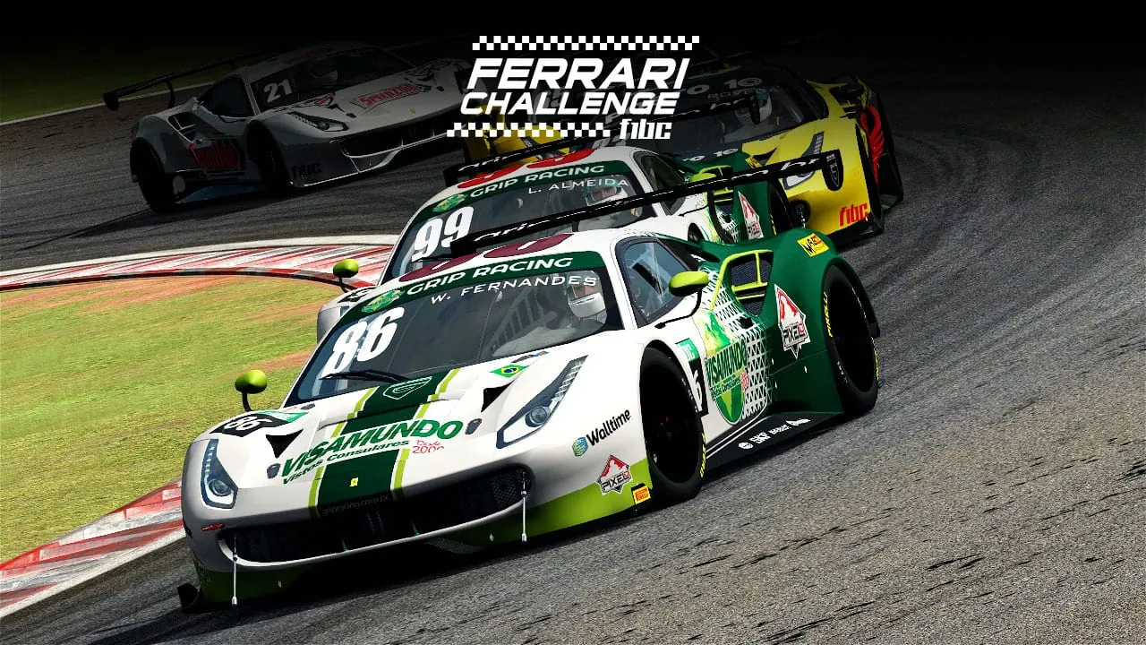 Ferrari Challenge: Rodrigo de Sousa (Grip) vence em Cascavel; Roveda vira e lidera tabela