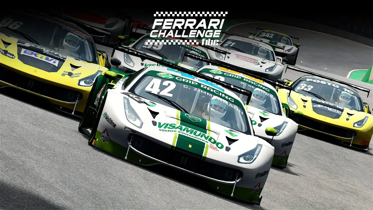 Ferrari Challenge: Charles Zimmermann (Grip) vence em Interlagos, vira o jogo e fatura o título