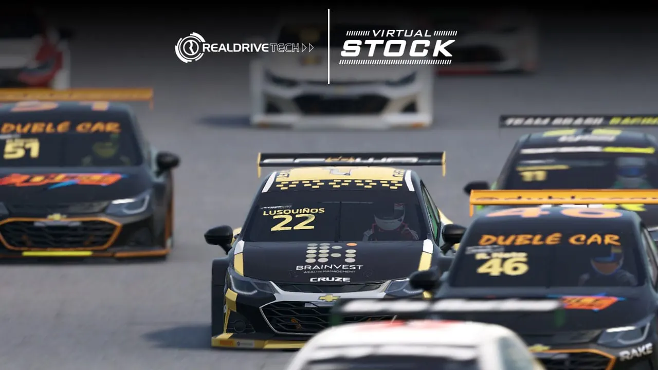 Realdrive Virtual Stock: Daniel Mageste (Hytec) vence corrida espetacular em Donington Park