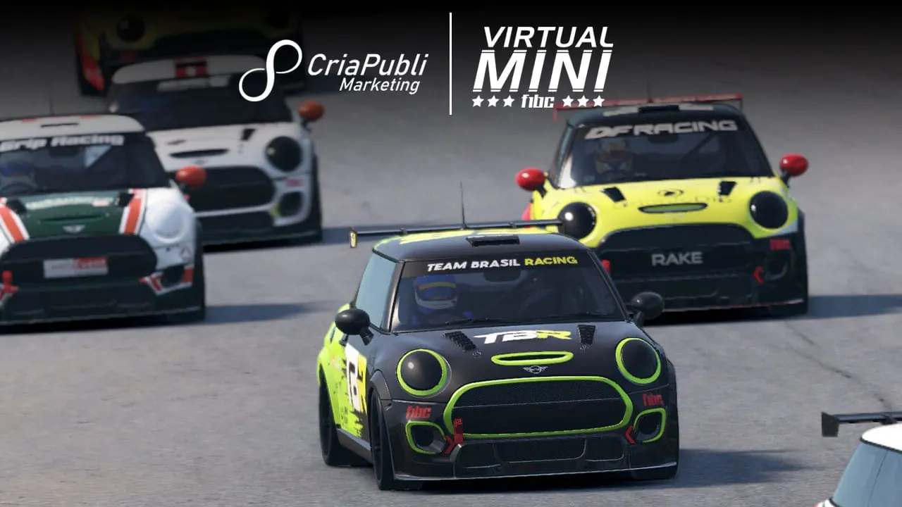 CriaPubli Virtual Mini: Andre Retek (Team Brasil) vence prova de superação em Donington Park
