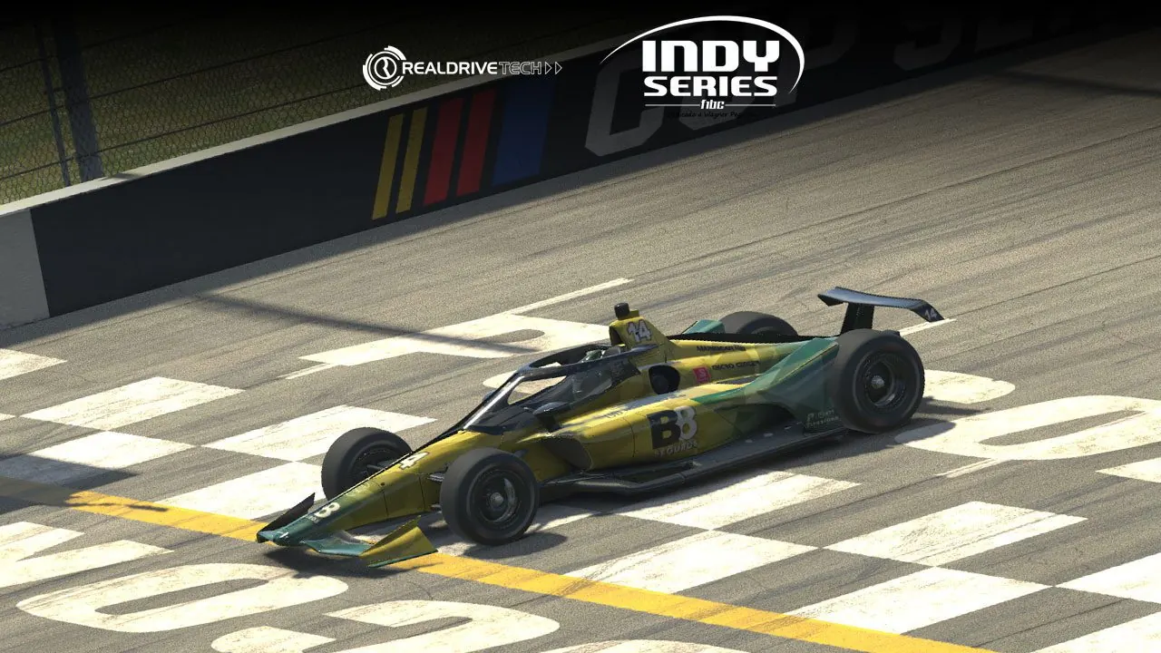Realdrive Indy Series: Eric Troyano leva a Kanaan eSports Brasil à vitória na abertura em Pocono
