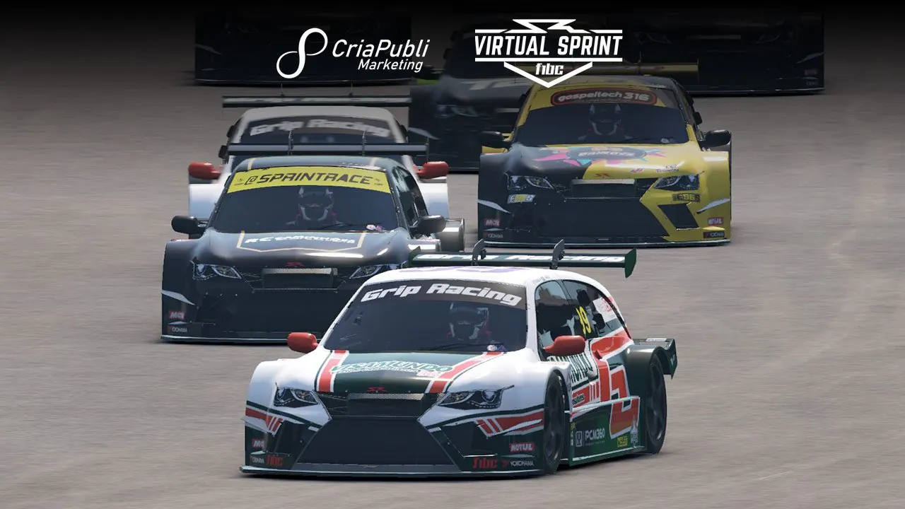 CriaPubli Virtual Sprint: Luis Almeida (Grip) vence em grande atuação em Silverstone