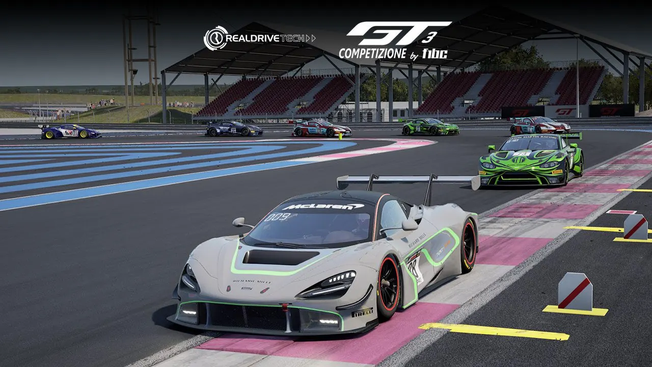 Realdrive GT3 Competizione: Luis Augusto vence pela primeira vez no F1BC, em Paul Ricard