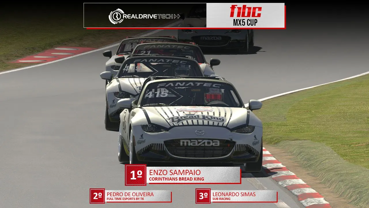 F1BC MX5 Cup: Oulton Park abre temporada com vitórias de Enzo Sampaio e Jackson Resende