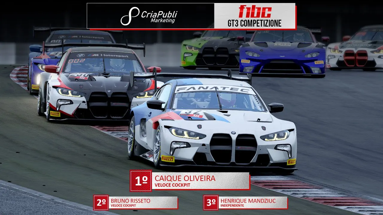 F1BC GT3 Competizione: em Nurburgring, Caique Oliveira (Veloce) repete a dose com nova vitória