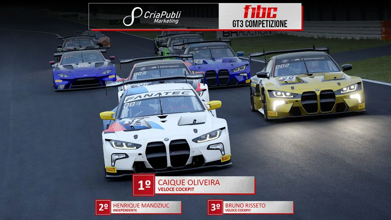 F1BC GT3 Competizione: Caique Oliveira (Veloce) fatura o título em Suzuka, e Rebechi é campeão na Speed