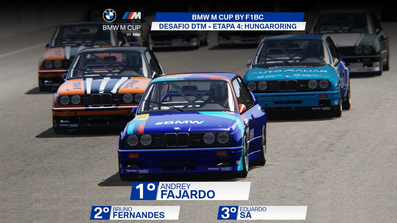 BMW M Cup by F1BC: Andrey Fajardo vence em Hungaroring e decisão ficará para última etapa