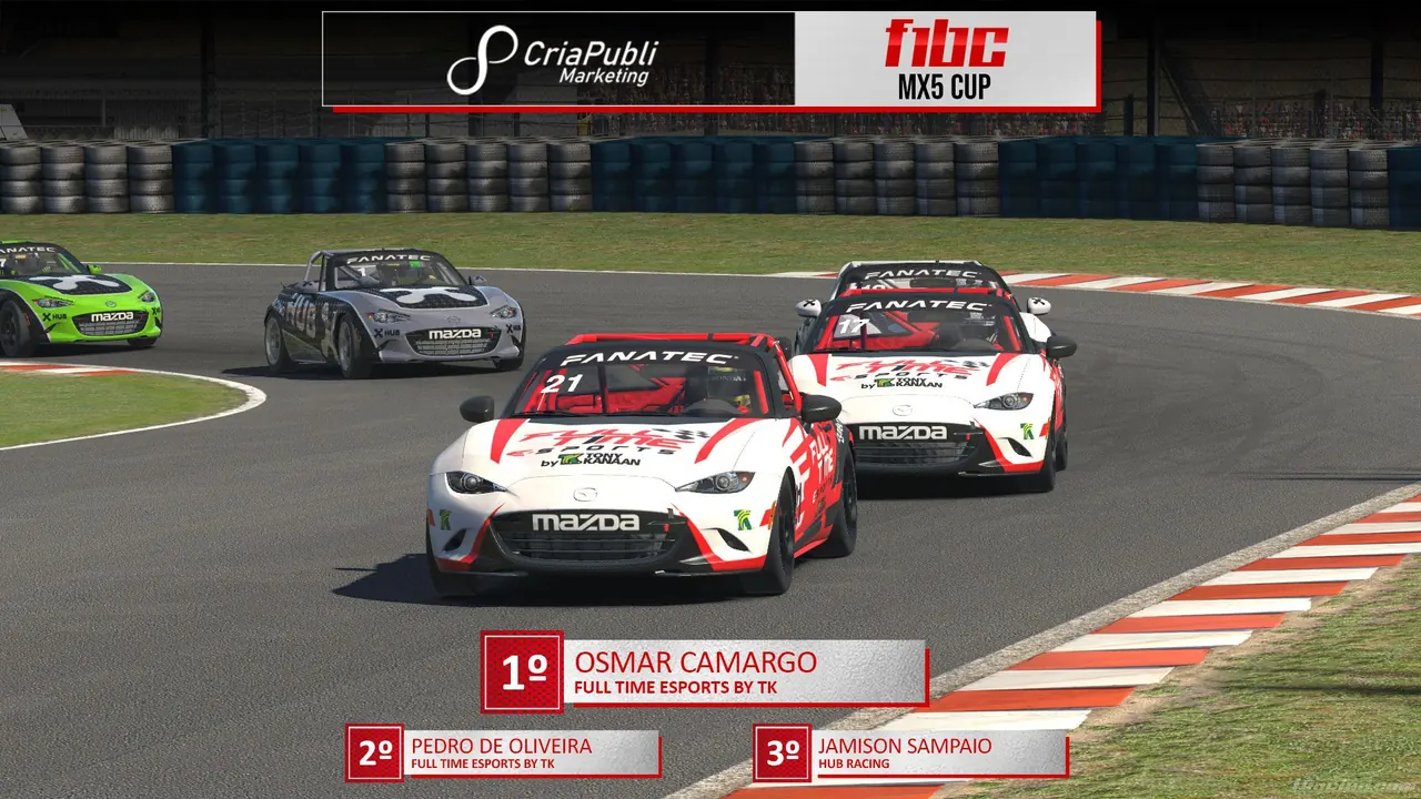 F1BC MX5 Cup: Osmar Camargo (Full Time) e Guilherme Elizeu (HUB) vencem provas de abertura em Okayama