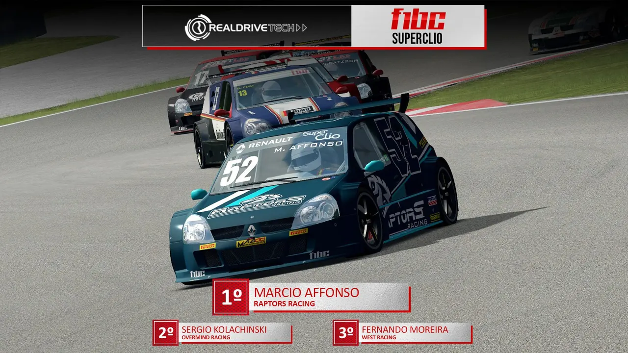F1BC Superclio: Marcio Affonso (Raptors) vence bela corrida de abertura em Nurburgring