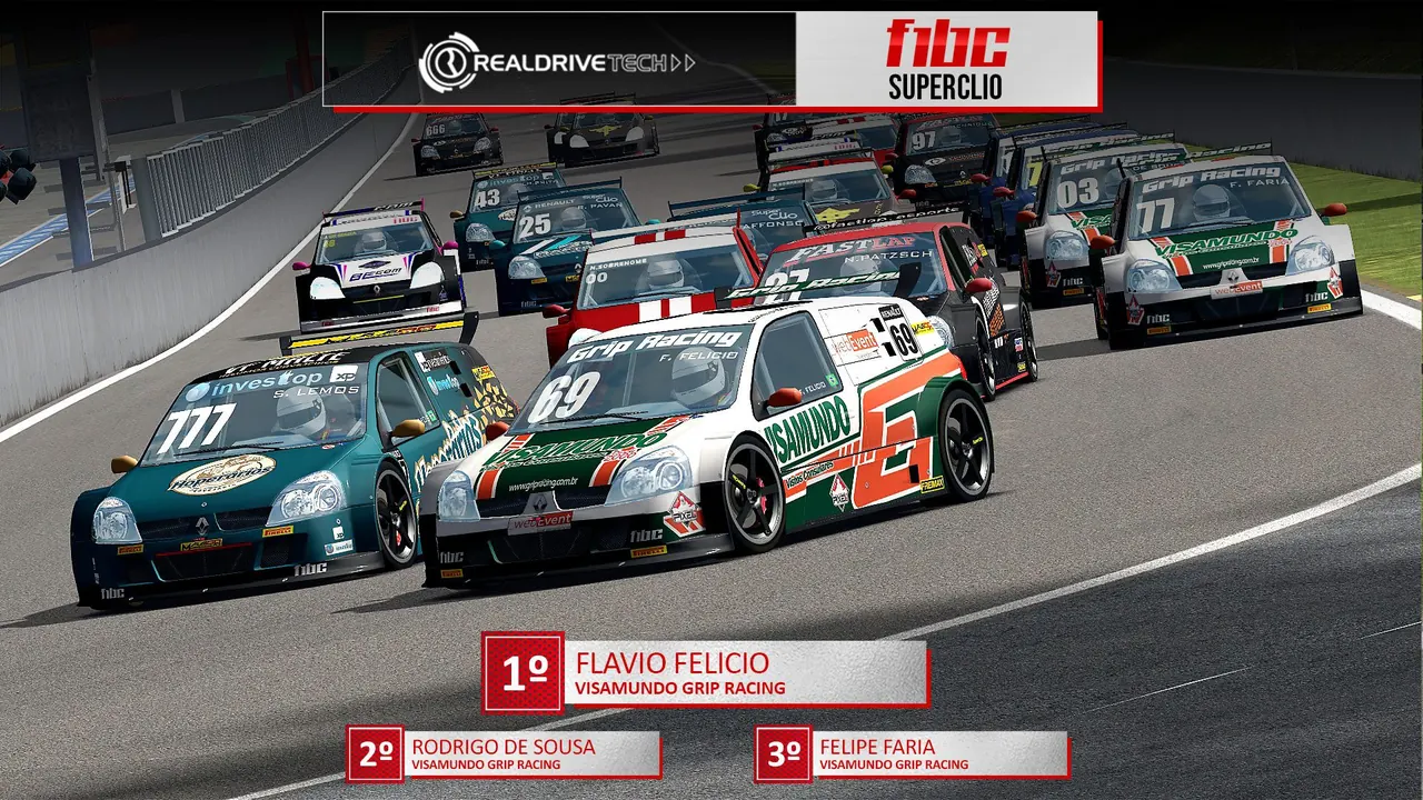 F1BC Superclio: Grip Racing faz trinca em Spa-Francorchamps, com Flavio Felicio no topo do pódio