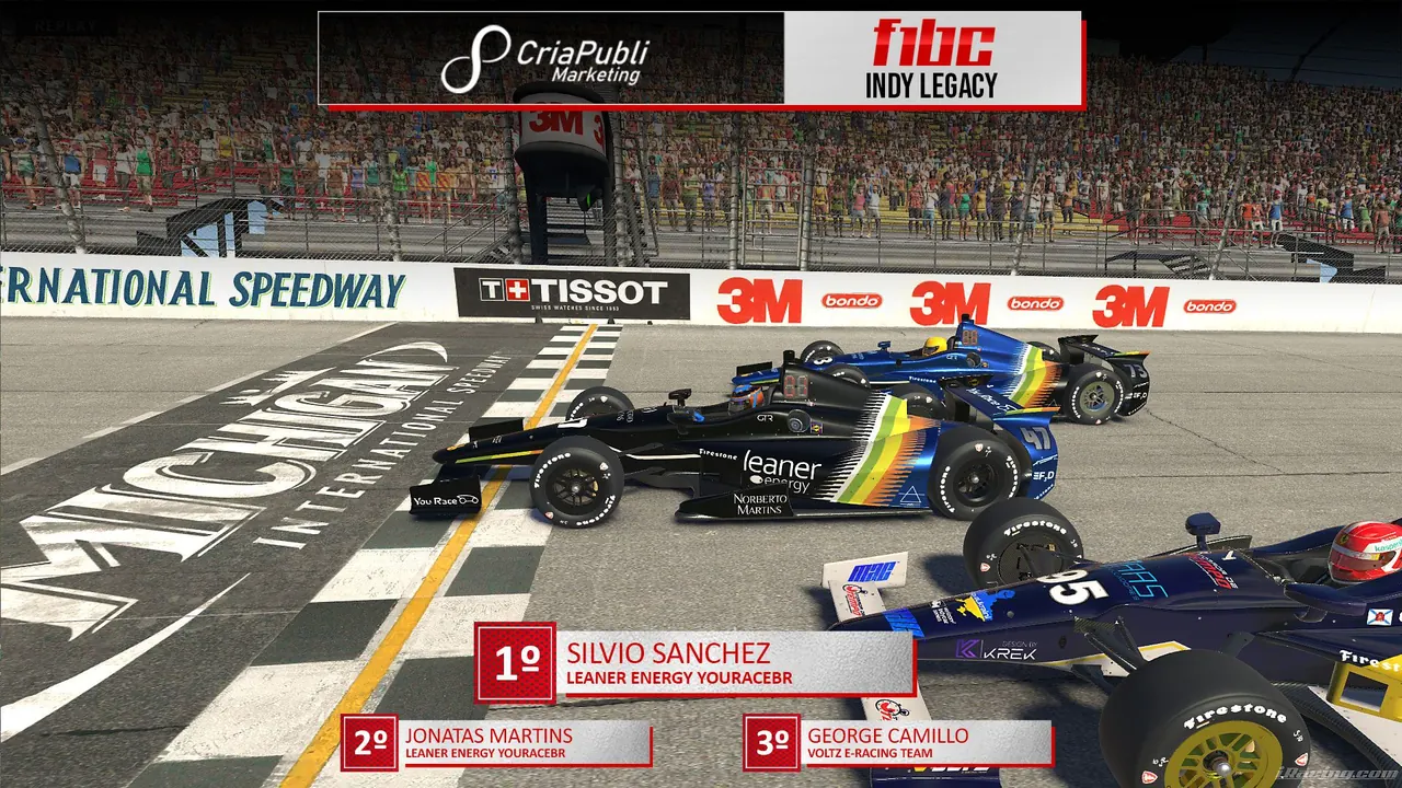 F1BC Indy Legacy: Silvio Sanchez (Leaner) vence em Michigan e fatura o tão sonhado título