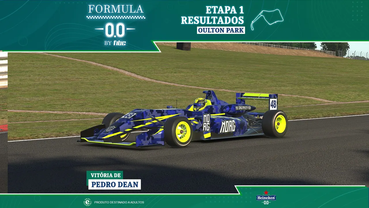 Formula Heineken 0.0 by F1BC: Pedro Dean surpreende com primeira vitória, em Oulton Park