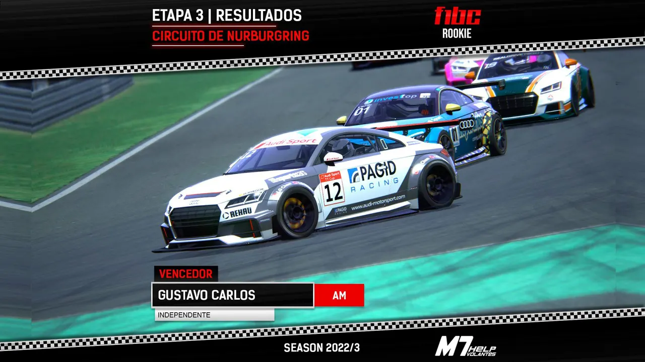 F1BC Rookie: Gustavo Carlos fatura primeira vitória na carreira, em Nurburgring