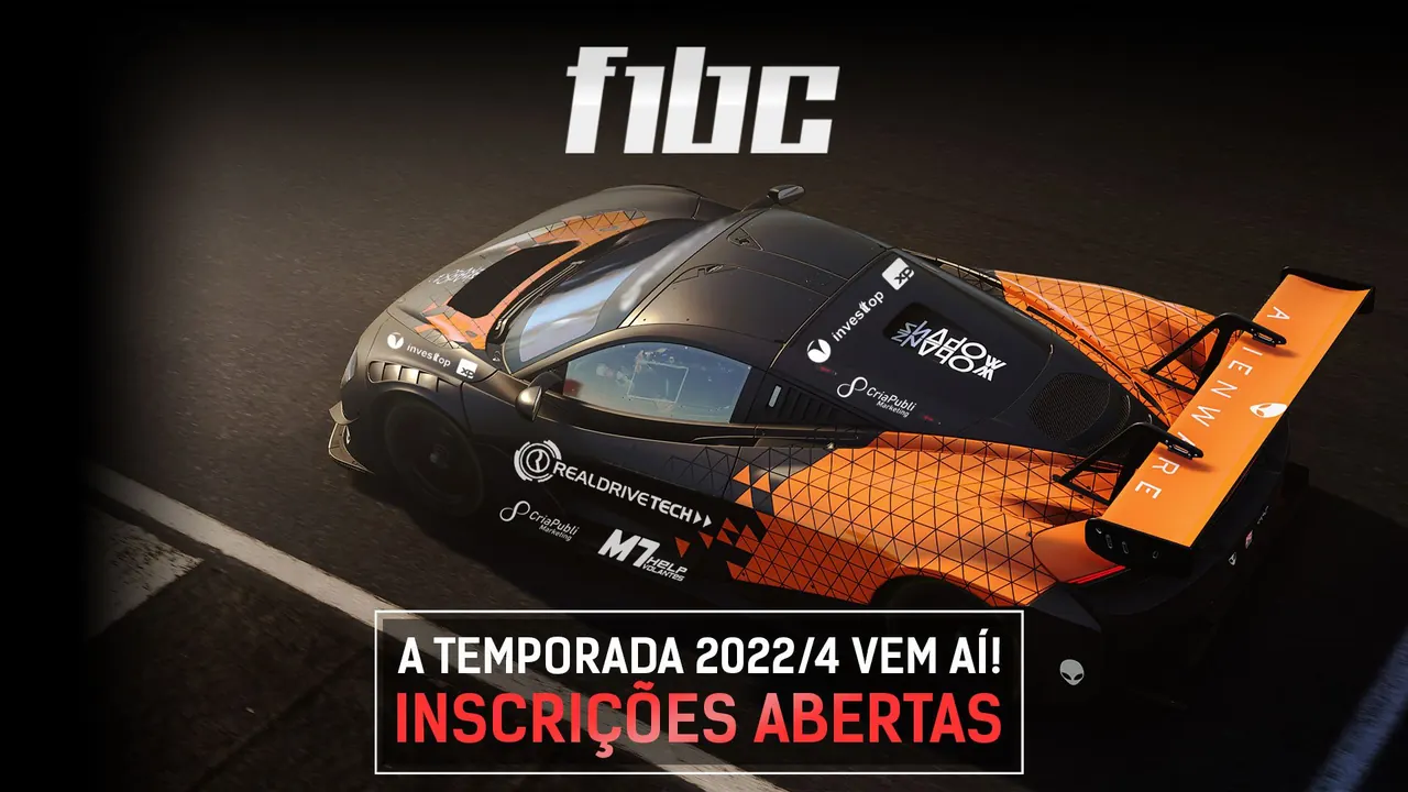 F1BC e-Sports abre inscrições para temporada 2022/4 com promoções, novas premiações e novidades