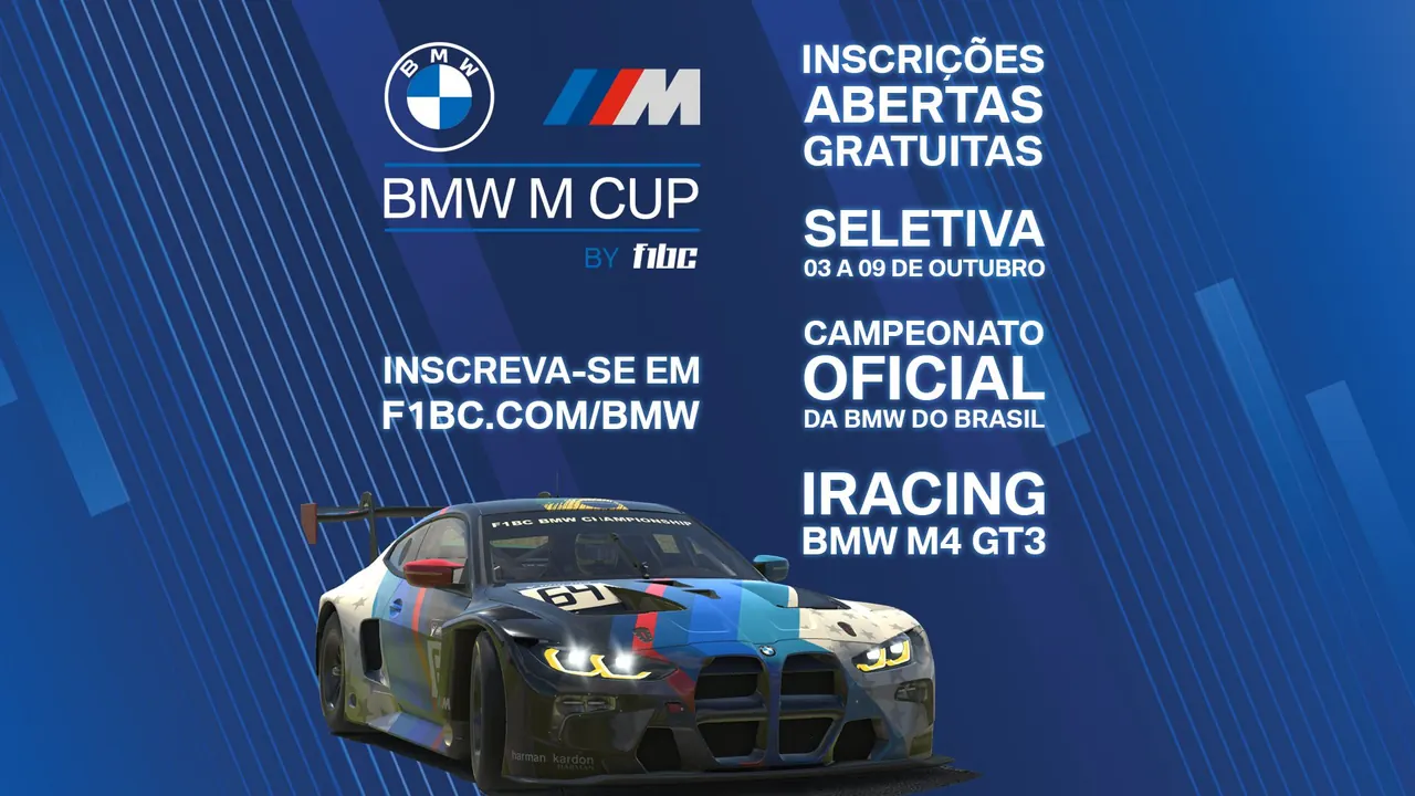 BMW M Cup by F1BC abre seletiva para seu último campeonato de 2022, com os GT3