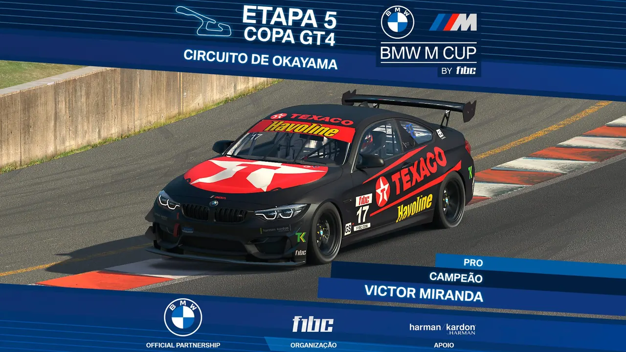 BMW M Cup by F1BC: Victor Miranda fatura o título na final em Okayama