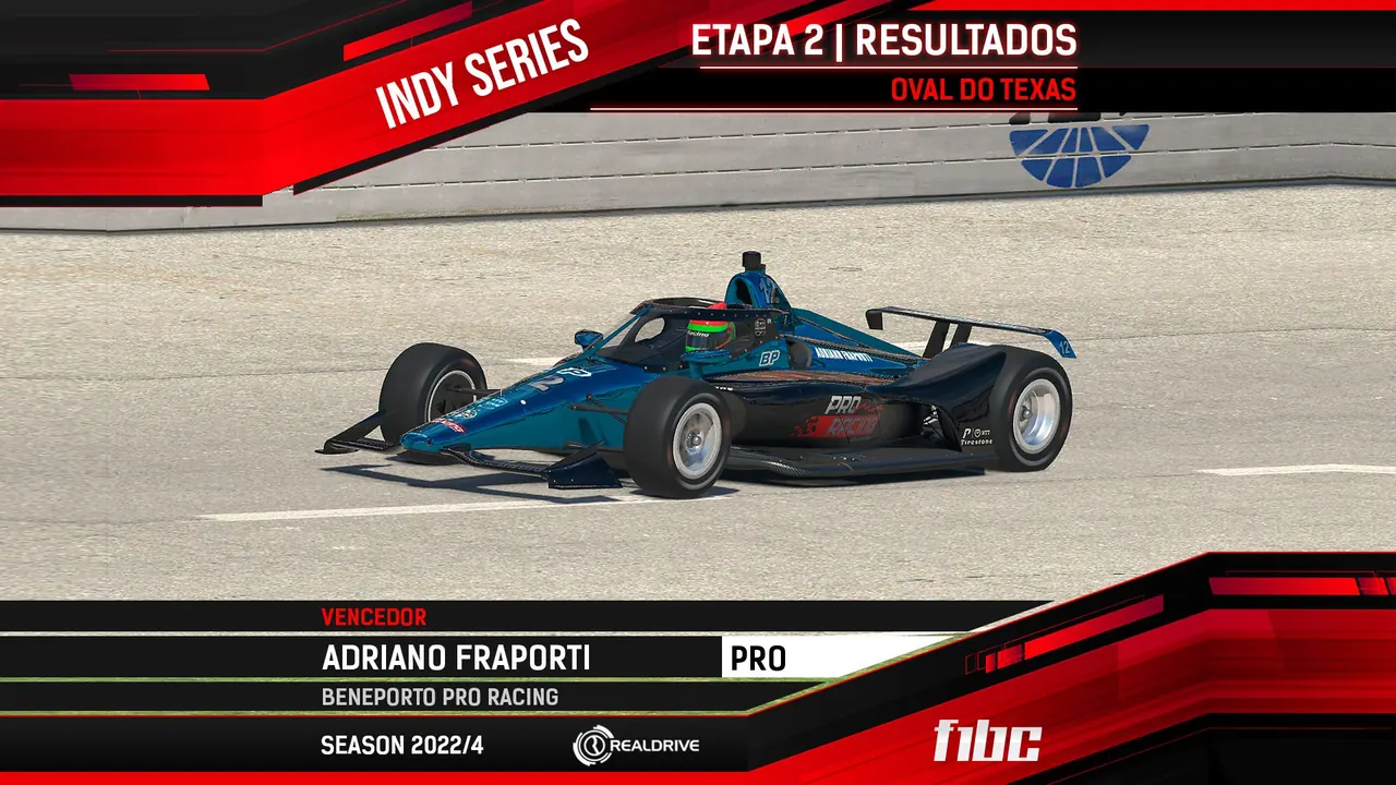 F1BC Indy Series: Texas foi palco de vitória de Adriano Fraporti (Beneporto)