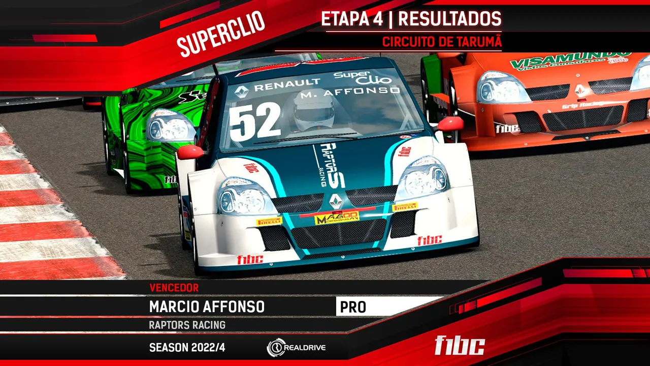 F1BC Superclio: Marcio Affonso se reencontra com a vitória em Tarumã