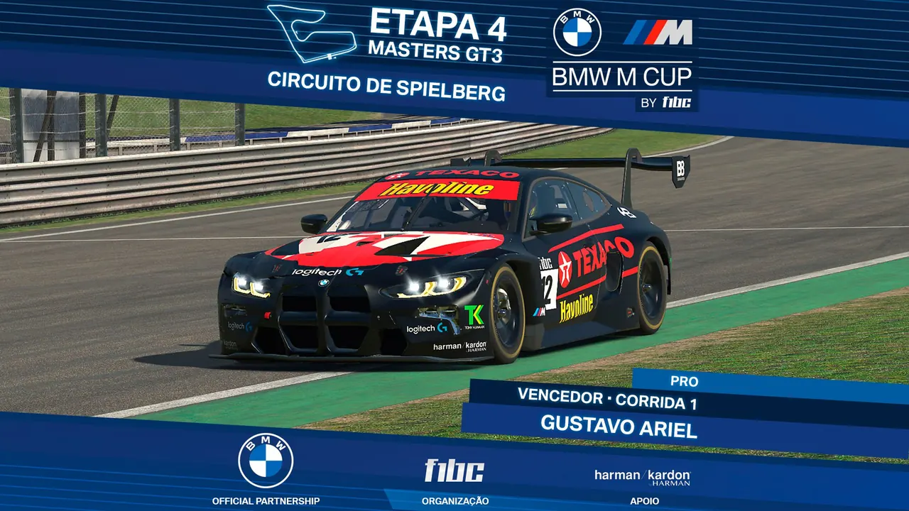 BMW M Cup by F1BC: Em Spielberg, Gustavo Ariel e Lucas Murno vencem duelos