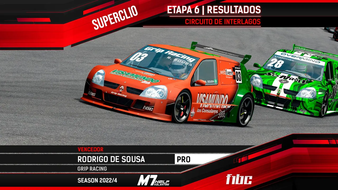 F1BC Superclio: Rodrigo de Sousa é o campeão com vitória em Interlagos