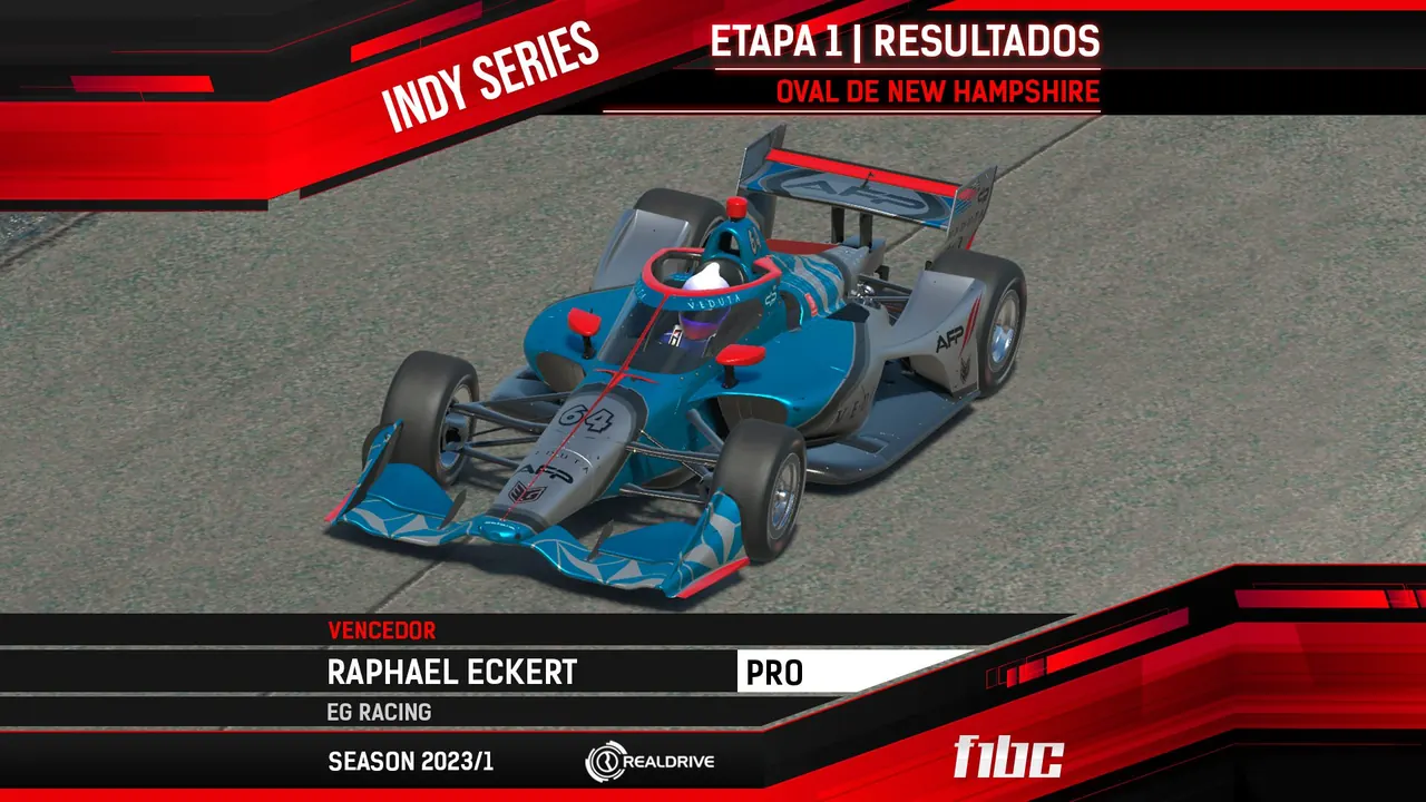 F1BC Indy Series: New Hampshire tem vitória de Raphael Eckert em corrida de alto nível