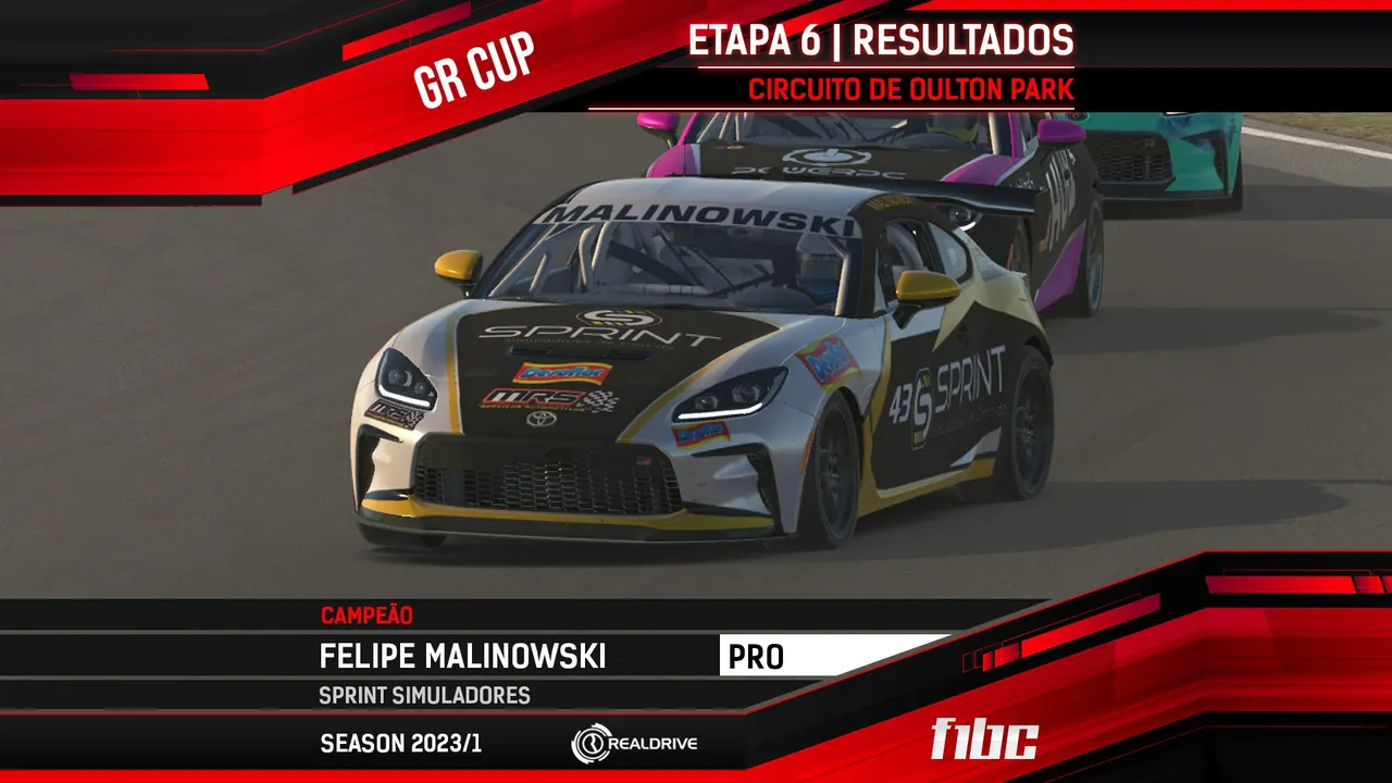 F1BC GR Cup: Em Oulton Park, Felipe Malinowski e Arnaldo Petcov são os campeões