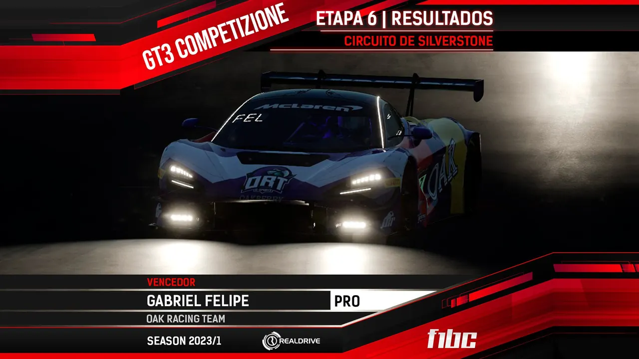 F1BC GT3 Competizione: Gabriel Felipe fatura título em Silverstone; Radaell e Fabrini também comemoram