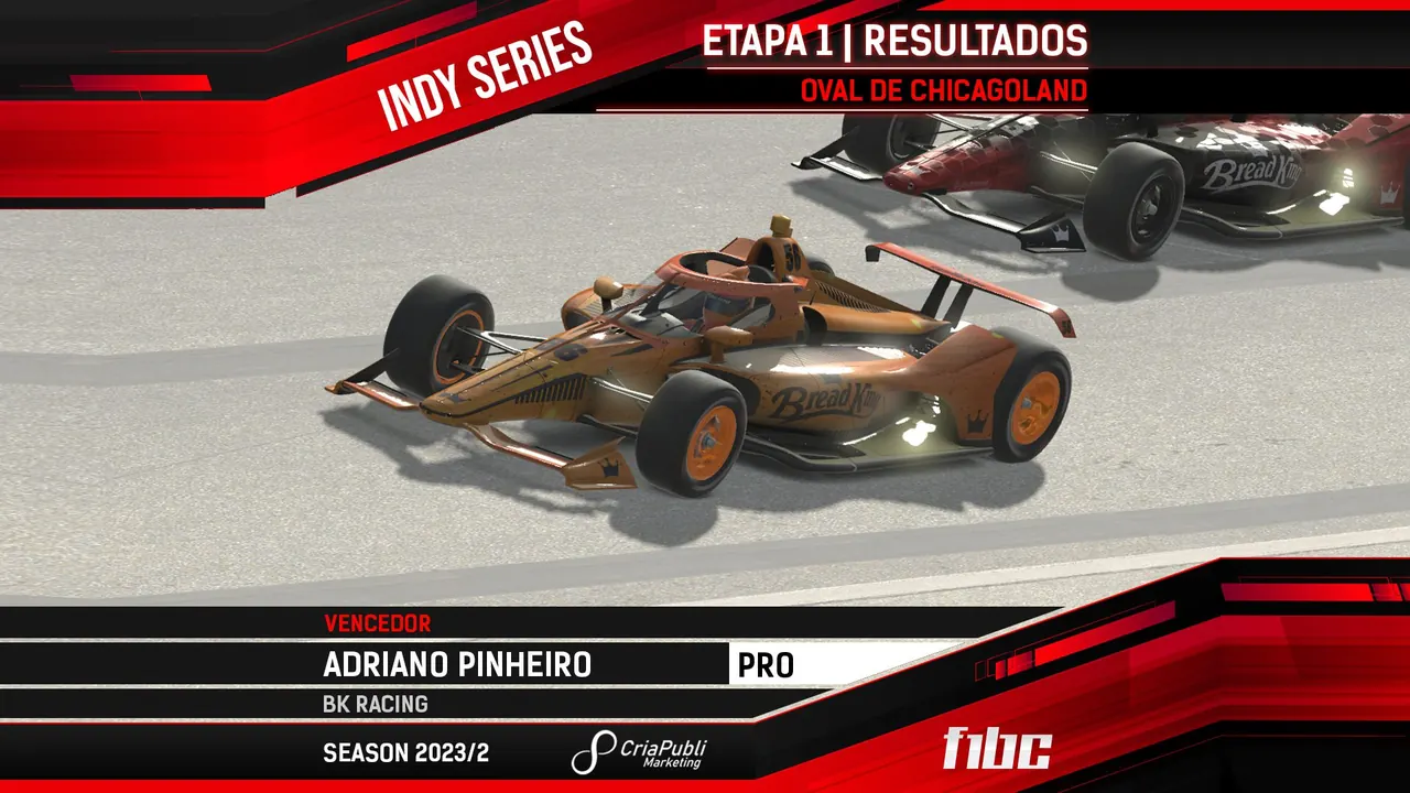 F1BC Indy Series: Adriano Pinheiro (BK) vence corrida alucinante em Chicagoland