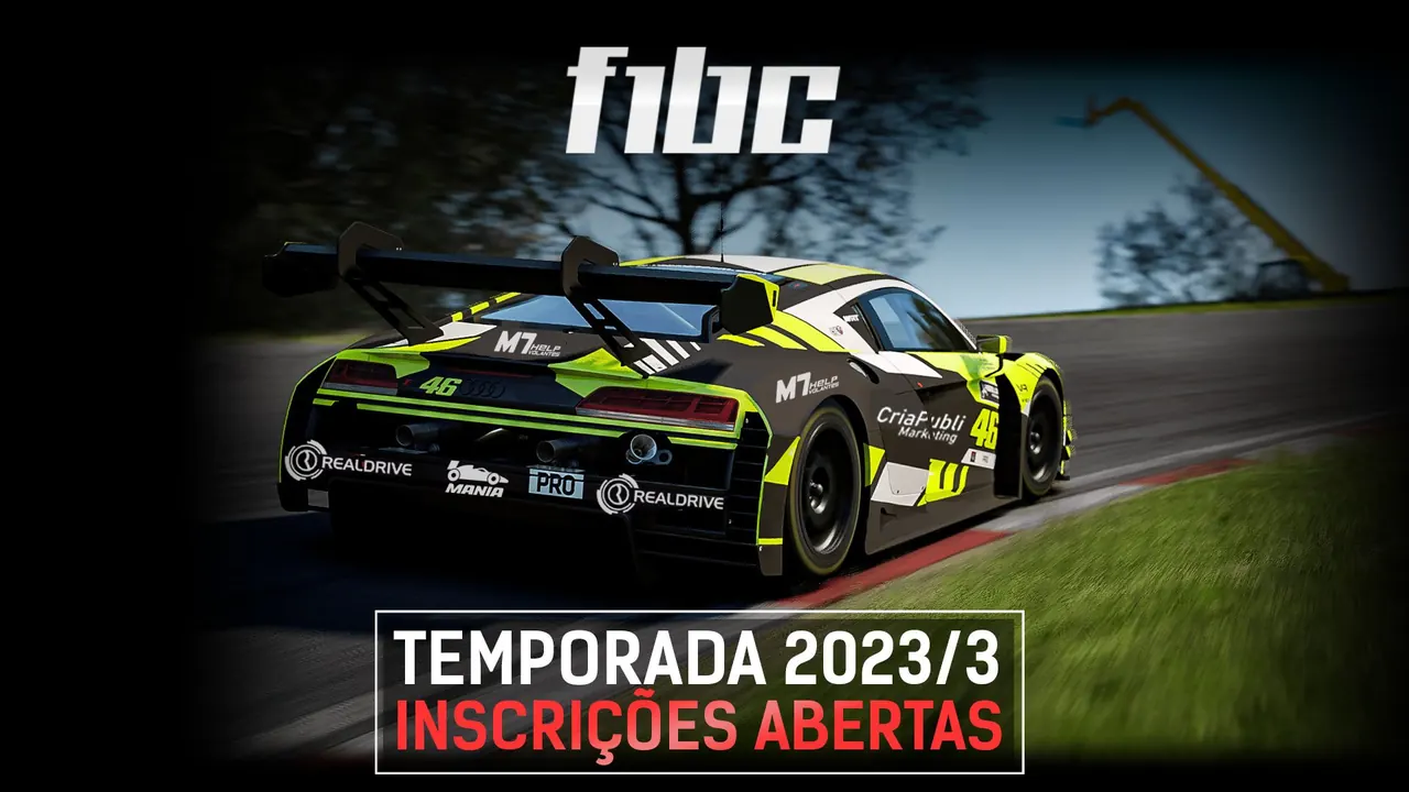 F1BC Esports abre inscrições para temporada 2023/3 com novidades