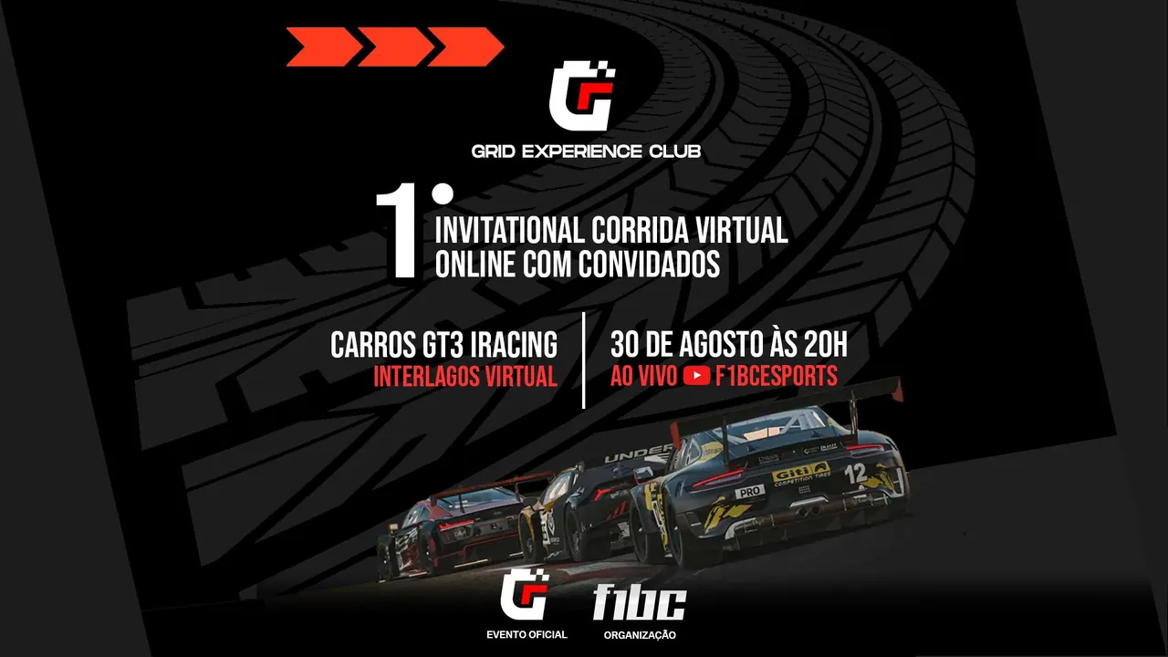 Grid Experience Club entra no mundo das corridas virtuais com evento organizado pelo F1BC Esports