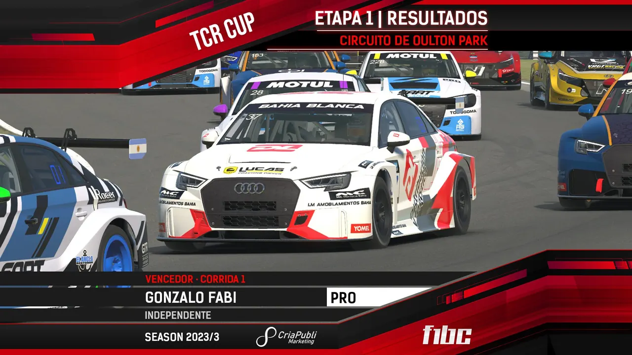 F1BC TCR Cup: Gonzalo Fabi e Eduardo Cahu são os vencedores na estreia em Oulton Park