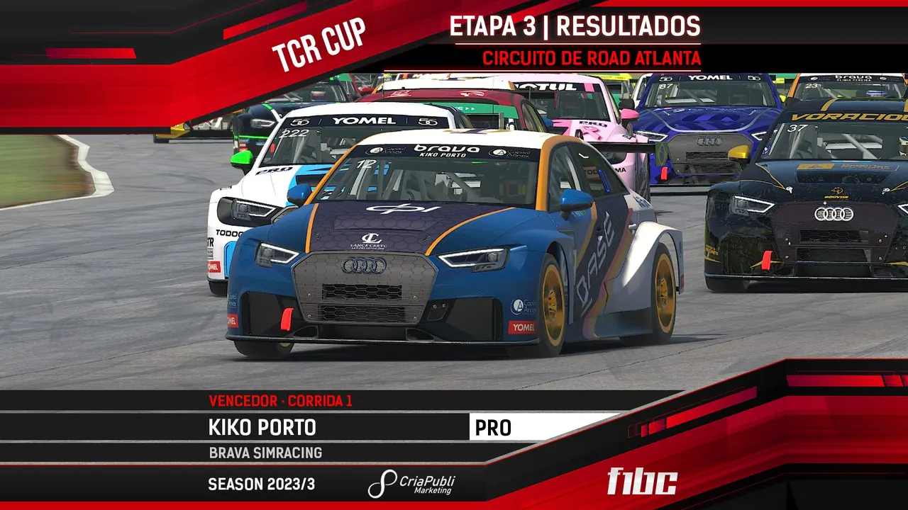 F1BC TCR Cup: Etapa de Road Atlanta tem vitórias de Kiko Porto e Luiz Andrade