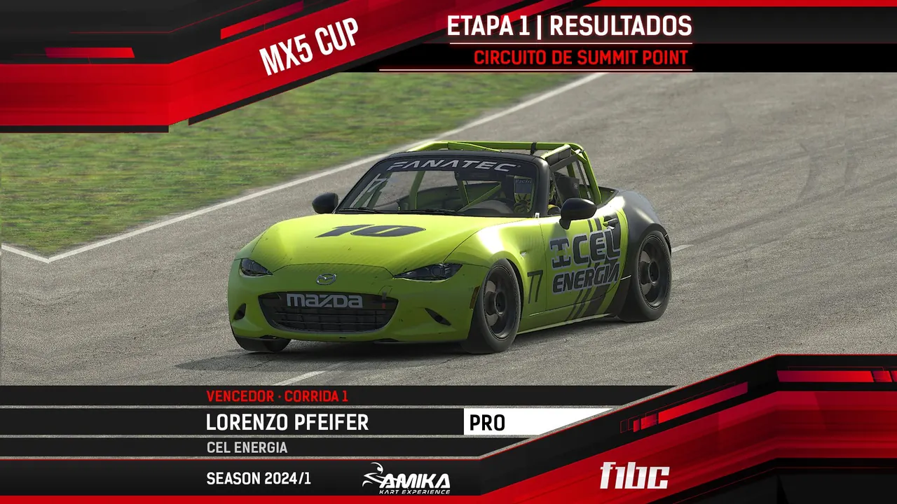Amika MX5 Cup: Lorenzo Pfeifer e Felippe Senne vencem provas de abertura em Summit Point