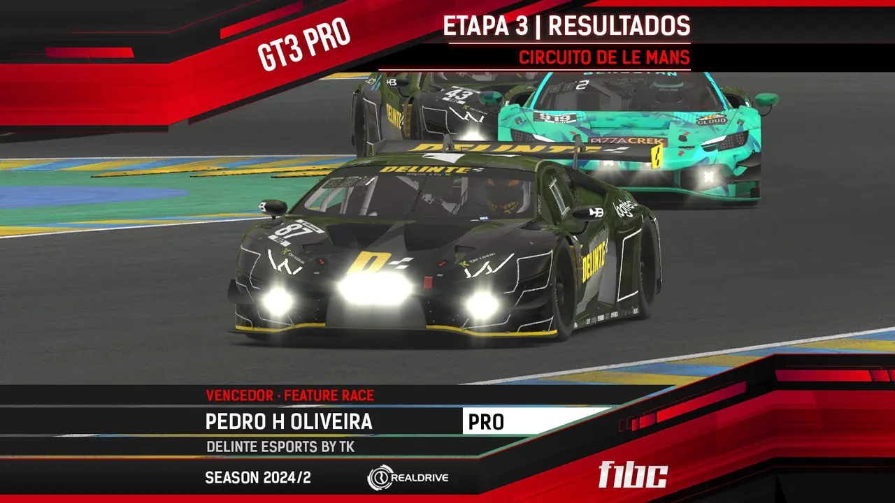 Realdrive GT3 Pro: Pedro Oliveira e Luiz Felipe Tavares vencem em Le Mans