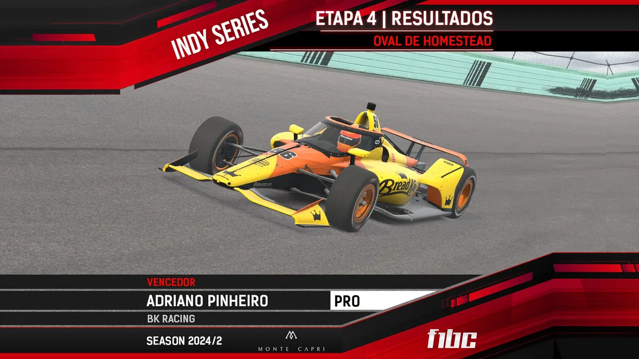 Monte Capri Indy Series: Em Homestead, Adriano Pinheiro mantém sequência invicta