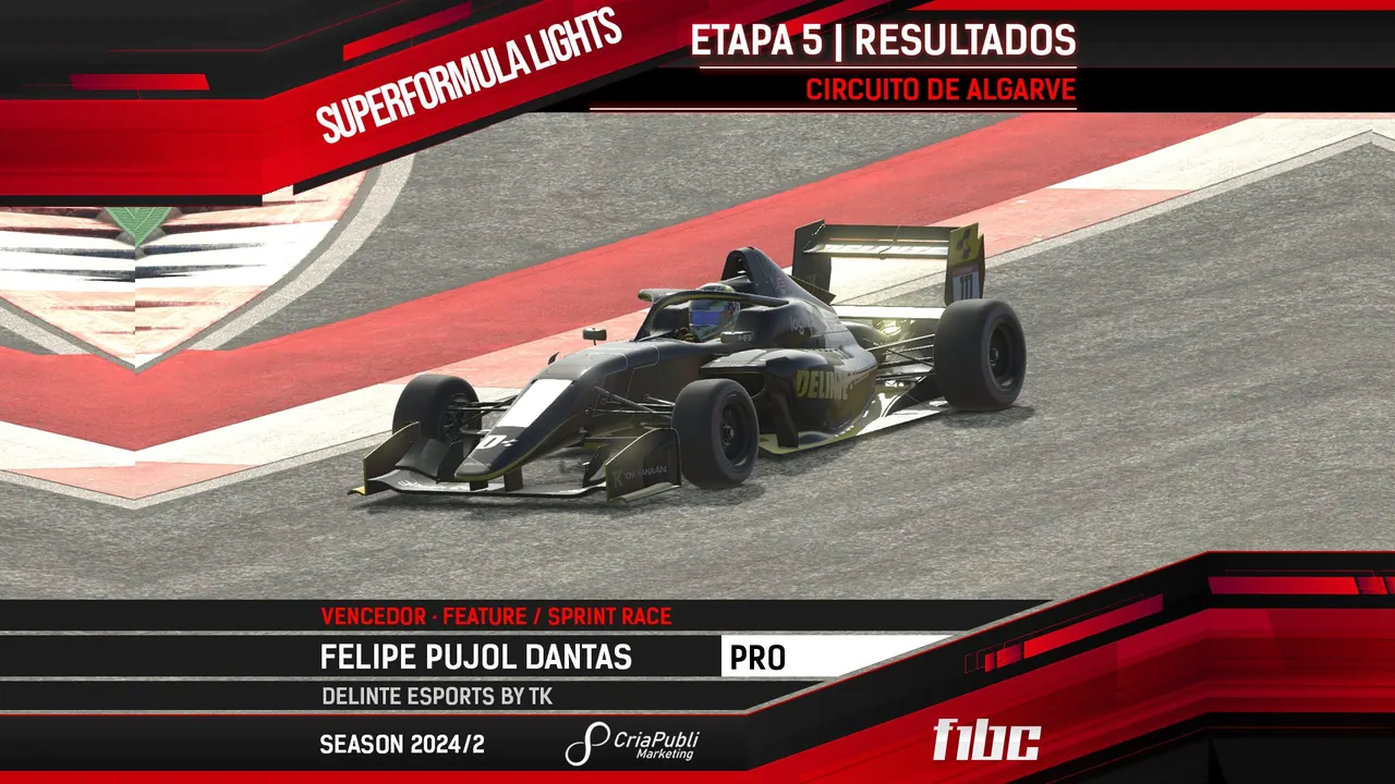 F1BC SuperFormula Lights: Felipe Dantas vence no Algarve e lidera campeonato