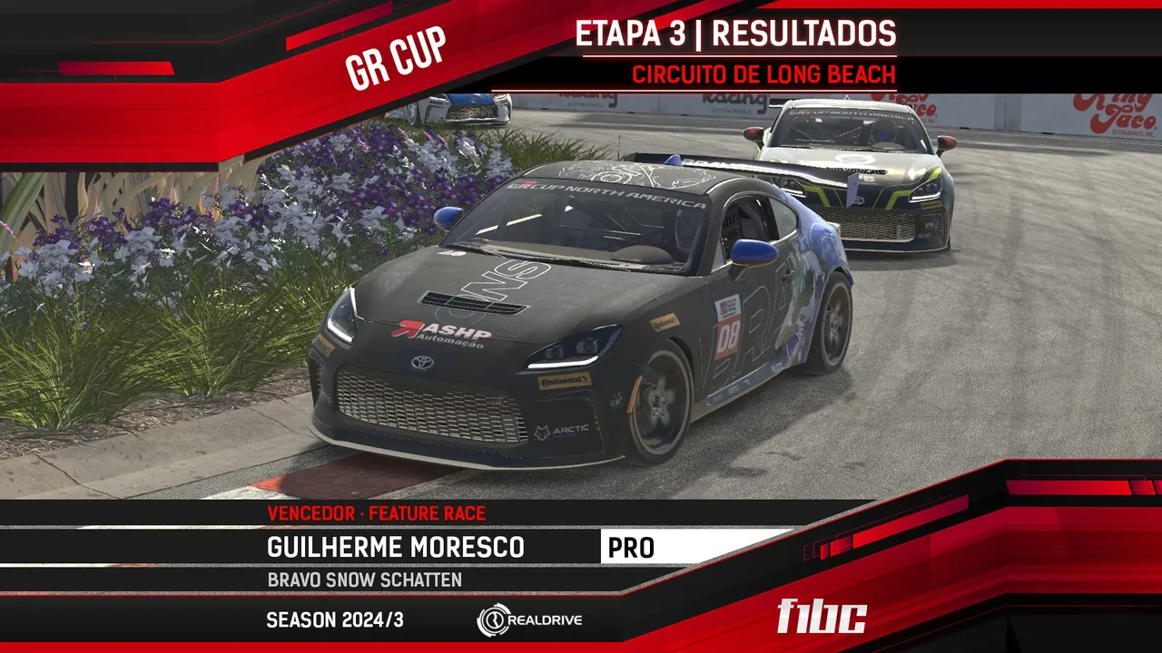 Realdrive GR Cup: Em Long Beach, Guilherme Moresco e Alen Modesto vencem
