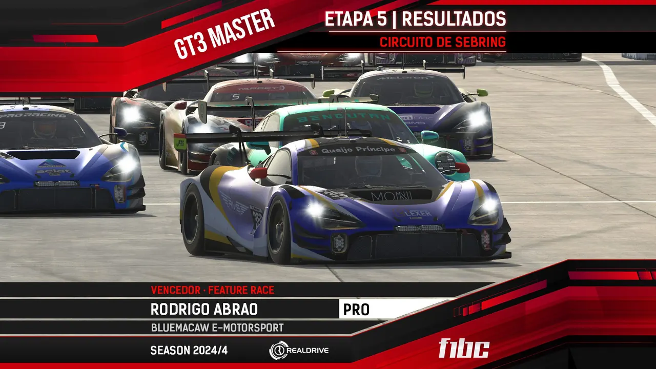 Realdrive GT3 Master: Rodrigo Abrao e Jonathan Guizilin surpreendem em Sebring