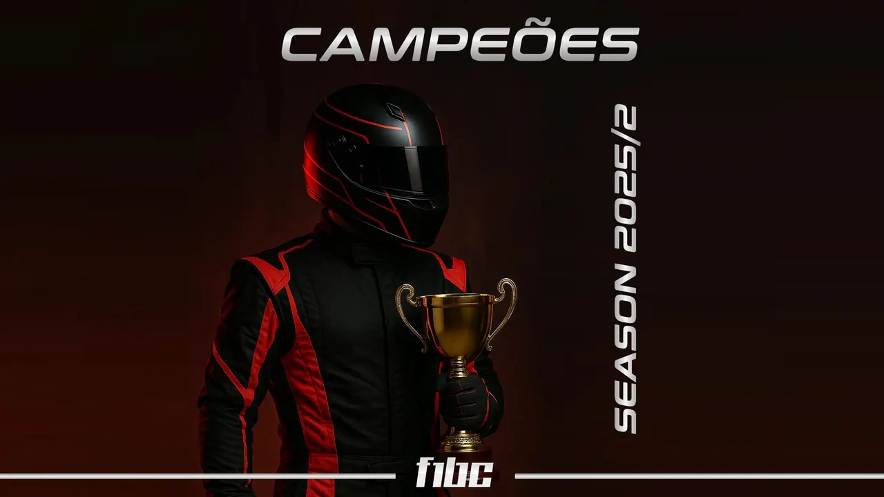 Temporada consagra os grandes campeões do F1BC Esports 2025/2