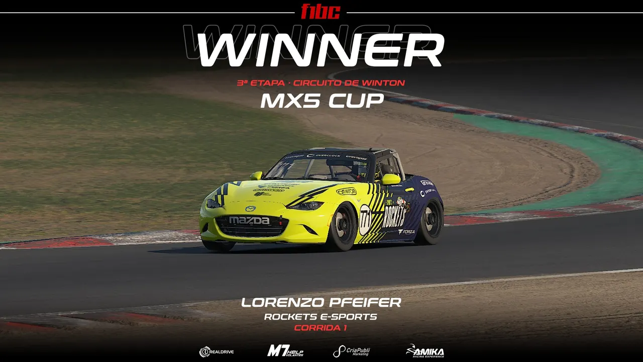 AMIKA MX5 Cup: Lorenzo Pfeifer e Maico Rosa vencem em Winton