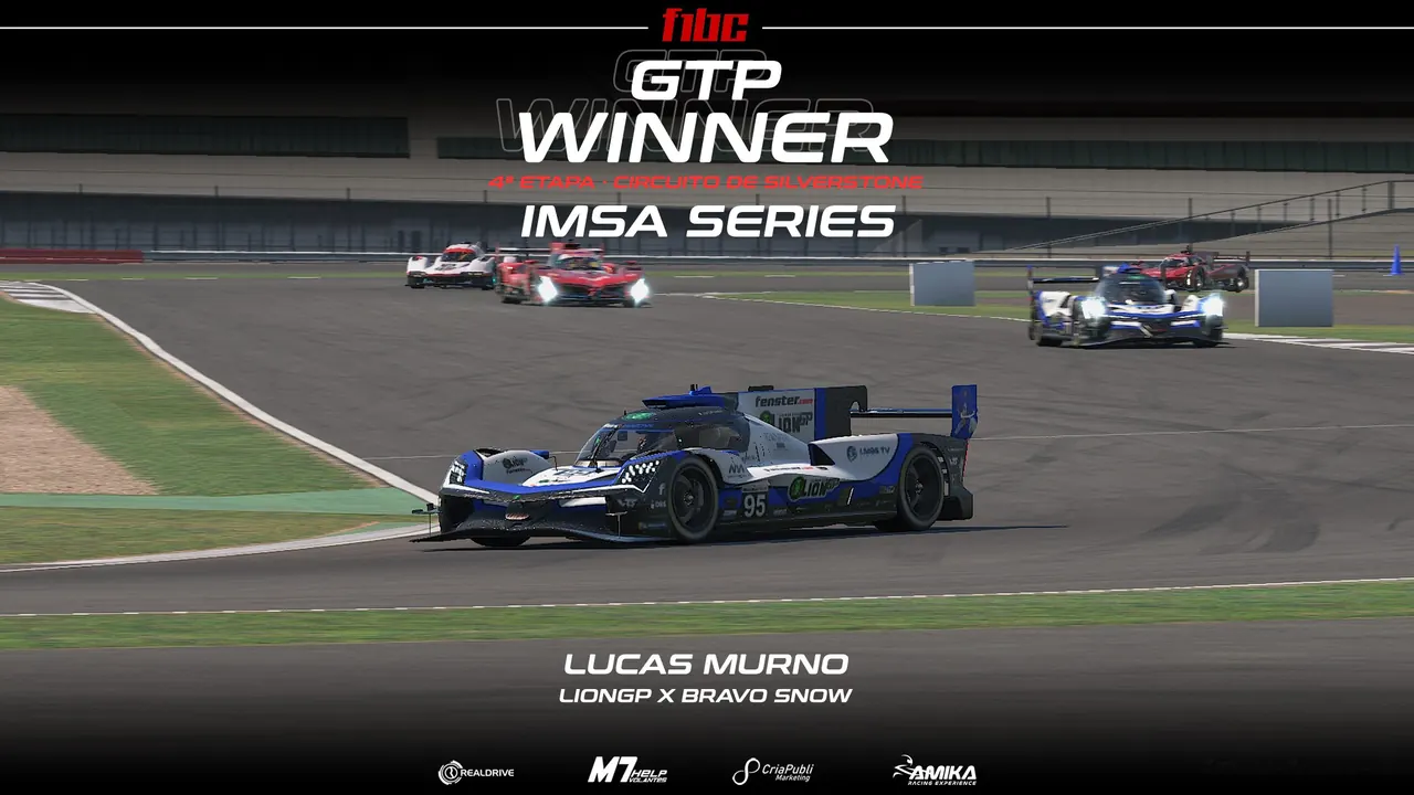 CriaPubli IMSA Series: Lucas Murno e Vinicius Neto vencem em Silverstone
