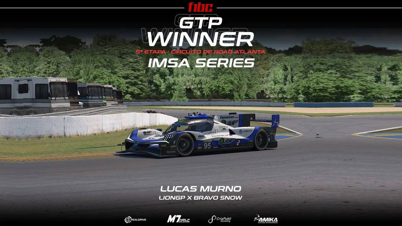 CriaPubli IMSA Series: Quinta etapa em Road Atlanta tem vitórias de Lucas Murno e Pedro de Oliveira