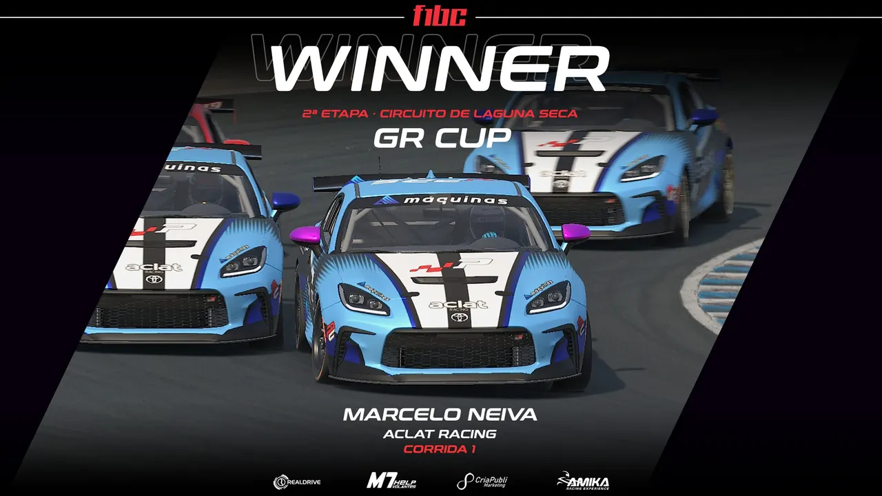 Realdrive GR Cup: Neiva e Piropo vencem corridas agitadas em Laguna Seca