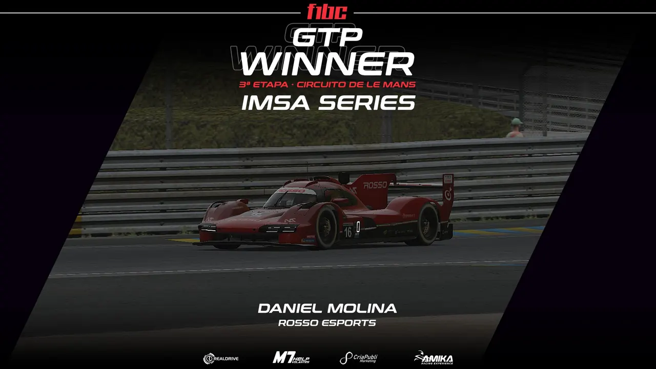 F1BC IMSA Series: Daniel Molina e Luiz Schirmer vencem em Le Mans