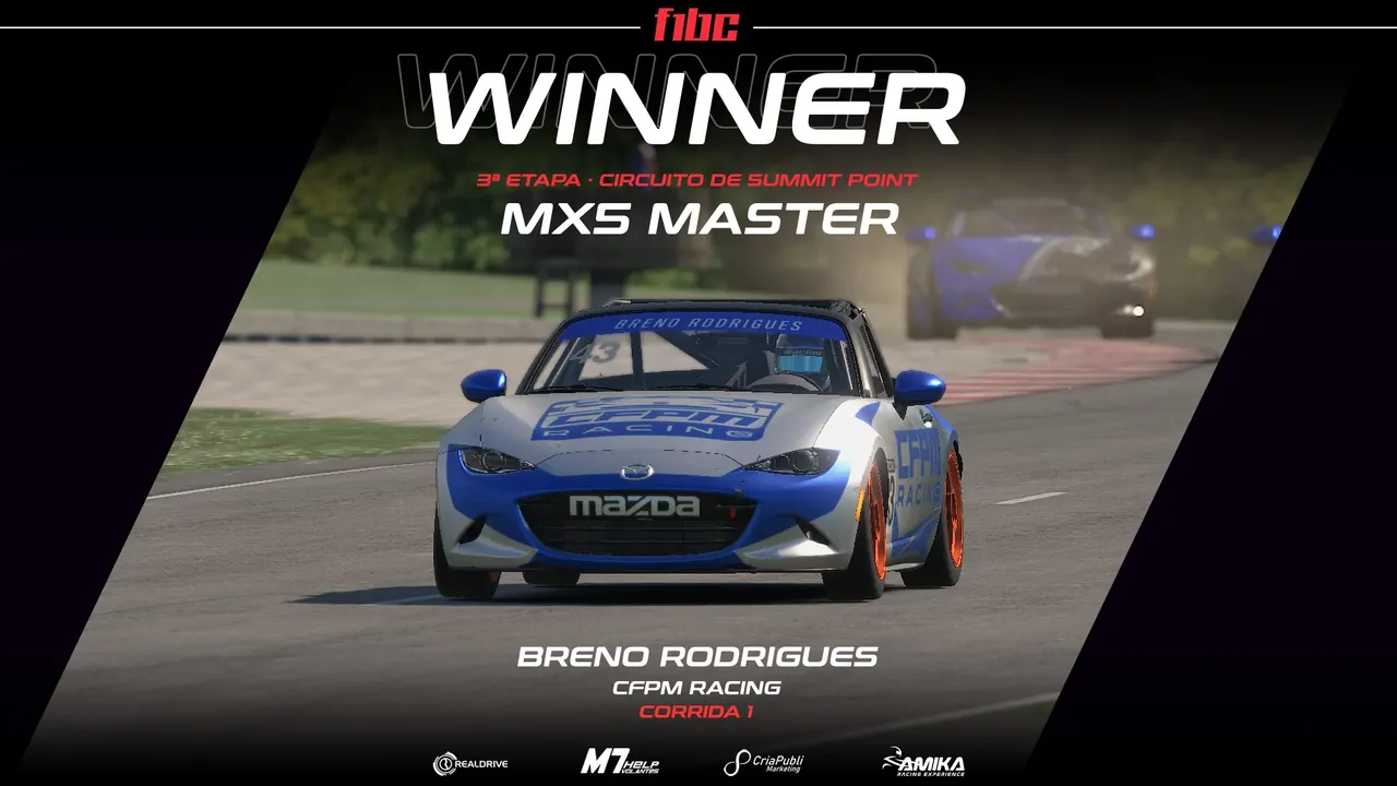 F1BC MX5 Master: Breno e Jamison vencem em Summit Point
